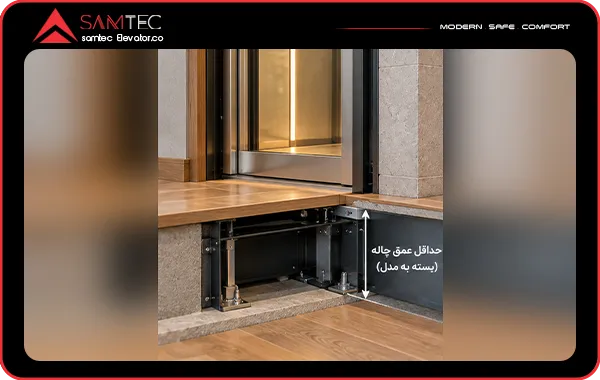 جزئیات نصب هوم لیفت بدون چاله با حداقل عمق چاله